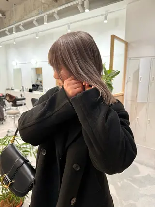 ミディアム カラー カラー/髪質改善 レイヤー/vagueのヘアスタイル