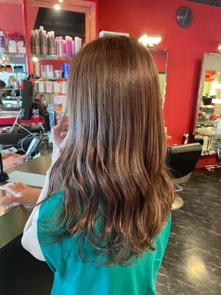 セミロング カラー hair salon Lihina所属・韓国ヘア🇰🇷 FUMINAのヘアスタイル