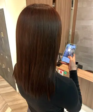 ミディアム 木村 澪奈のヘアスタイル