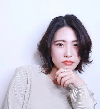 ミディアム カラー [店長]加地 峻のヘアスタイル