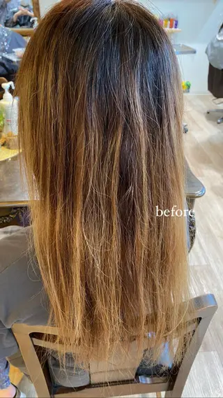 ロング カラー ヘアアレンジ niconail 千歳烏山店所属・niconail 🧣ayu 📍烏山のネイルデザイン