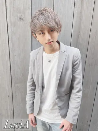 ロング ヘアアレンジ カラー LuciA/エクステ カラーのヘアスタイル