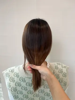 セミロング saki‪🌱‬♡ /ボブ/透明感カラーのヘアスタイル