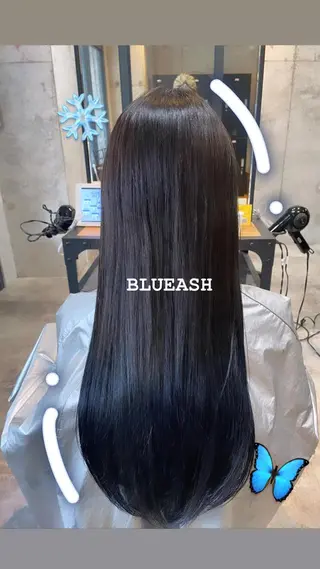 ロング カラー 原 朱音のヘアスタイル