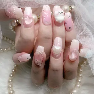 ロング Conjunim MAMI🎀✨のネイルデザイン