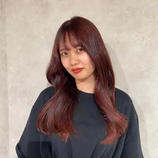 ロング カラー ヘアアレンジ izumi/ ボブ/パーマのヘアスタイル