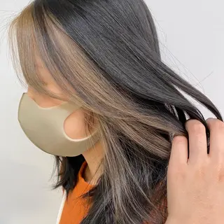 ミディアム ヘアアレンジ メンズ 🫧ハイトーン🫧 ベージュ🫧徹哉のヘアスタイル