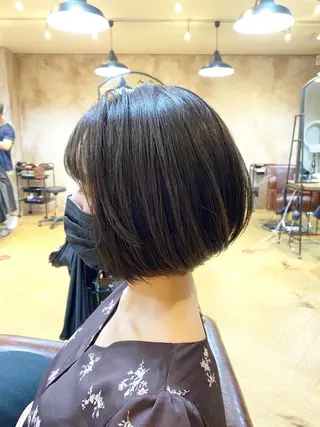 ショート カラー 髪質改善 ヒデのヘアスタイル