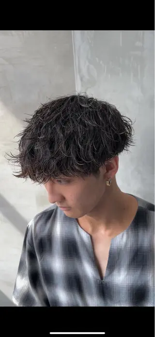 カラー メンズ ✨髪質改善 縮毛矯正 艶髪 立川 コウキ✨のヘアスタイル