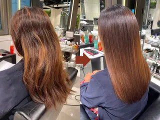 セミロング 地毛風カラー/ 吉田菜々子のヘアスタイル