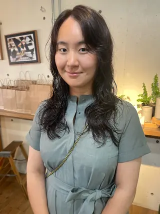 ロング パーマ YUKI 新宿 カット/パーマのヘアスタイル