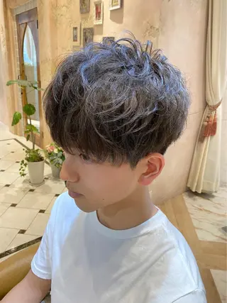 メンズ Puamelia 名古屋所属・韓国風ヘア✻透明感 カラー✻yukaのヘアスタイル