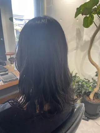 セミロング 質感再生カラー/ 髪質改善/karinのヘアスタイル