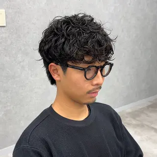 メンズ 🎖️似合わせメンズ パーマ🎖️カネキのヘアスタイル