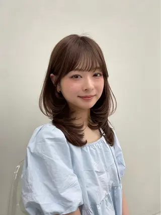 ミディアム ボブ/レイヤー /sora🌙✨️のヘアスタイル