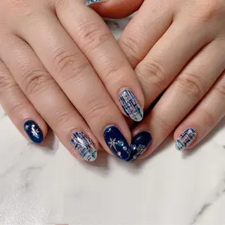 ロング カラー ネイル Q Free nailsのネイルデザイン