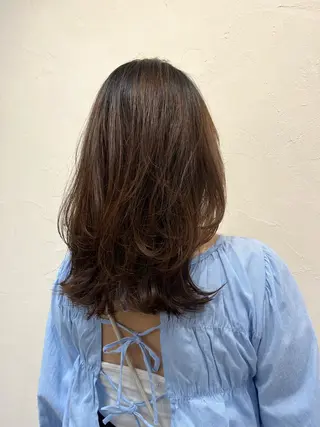 ミディアム 川崎 唯華のヘアスタイル