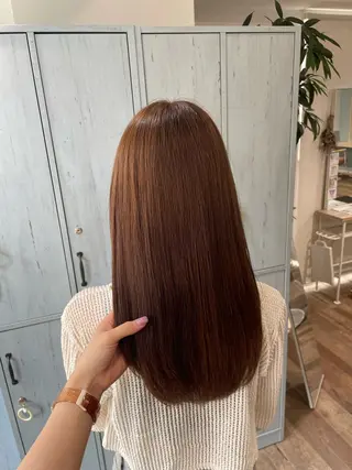 ロング ピンク・ラベンダー/ レイヤー/NANAのヘアスタイル