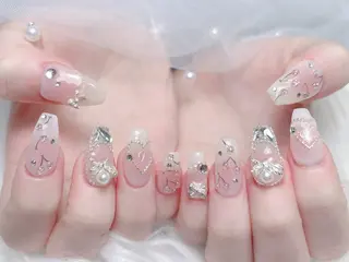 ネイル MoMoA Nail ネイル長さ出し専門店のネイルデザイン