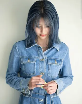 カラー 美覚L𓃠 femme🪽のヘアスタイル