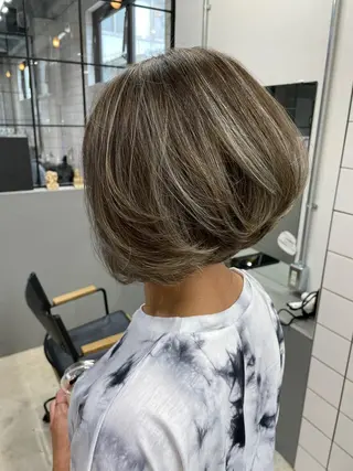 ミディアム カラー メンズ専門サロン wokeのヘアスタイル