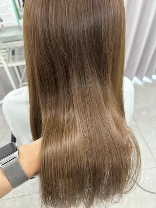 ロング IVE所属・ダブルカラー髪質改善 /Annaのヘアスタイル