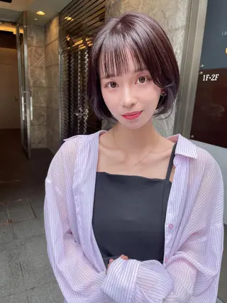 ショート カラー 髪質改善will hairdesignのヘアスタイル