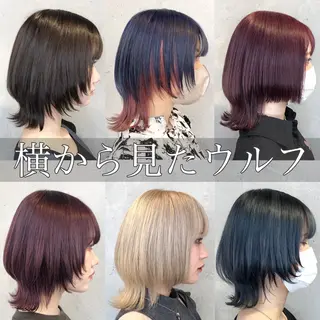 ショート カラー ヘアアレンジ ｲﾝﾅｰｶﾗｰ屋さん 🫧伊藤拓実のヘアスタイル