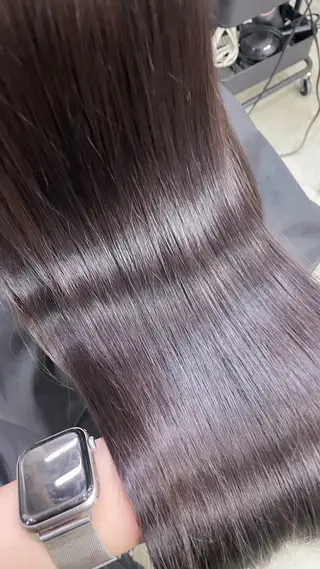 ロング カラー Ameri 新宿所属・新宿/透明感カラー/ 髪質改善/桜良のヘアスタイル