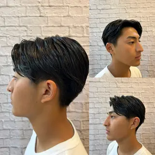 ミディアム 上町理髪店所属・Syunta Sato/佐藤駿太のヘアスタイル