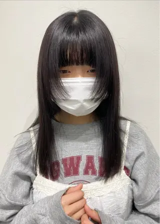 セミロング カラー anli所属・tomomi /レイヤーカットのヘアスタイル