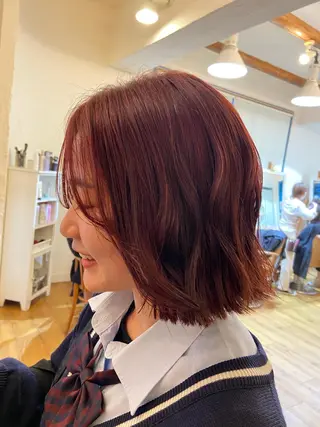 ミディアム カラー Hair Musee   柱店所属・topstylist 吉住 早織のヘアスタイル