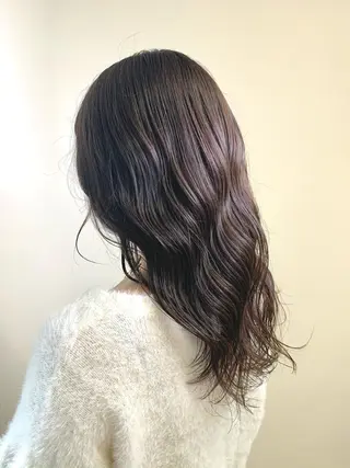 ロング カラー 色白に見える暗髪 梅田・増田のヘアスタイル