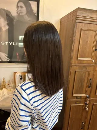 セミロング 天野 妃菜のヘアスタイル