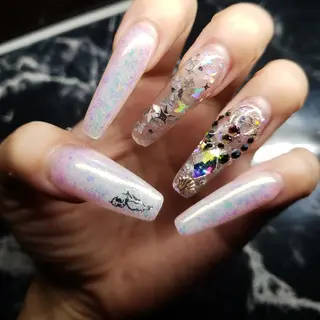 ロング ネイル クロキ 。のネイルデザイン