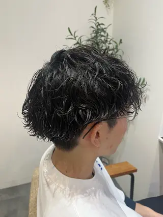 パーマ メンズ 藤田 詩織のヘアスタイル