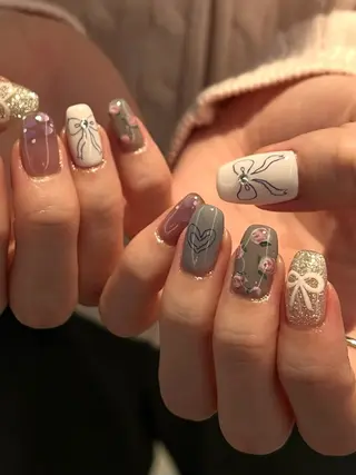 ネイル yomu eyenail所属・yomu nail yuumiのネイルデザイン