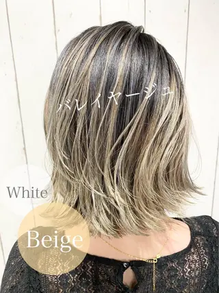 ミディアム カラー パーマ ヘアアレンジ RecheRche【池袋】所属・👑指名率No.1 👑坂口飛翔のヘアスタイル