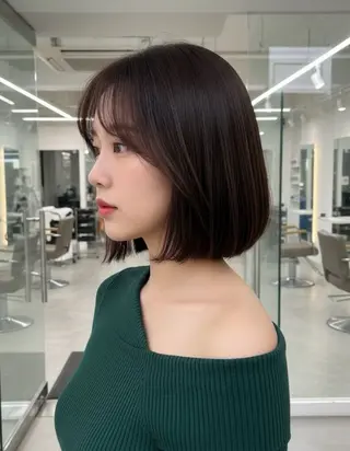 ミディアム brace 小笹花純のヘアスタイル