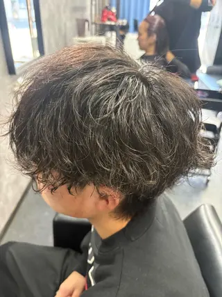 パーマ メンズ ヘアーメイクマロン ヘアーメイクマロンのヘアスタイル