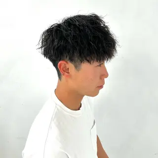 ショート パーマ メンズ 【メンズパーマ特化】 🍏網中勇喜のヘアスタイル