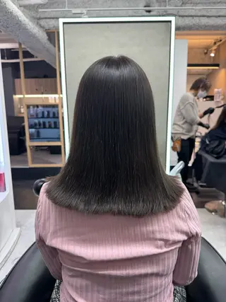 ミディアム カラー 吉満 翔のヘアスタイル