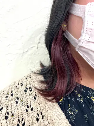 ミディアム 店長🩷艶カラー 🧡💛リサ🫧のヘアスタイル