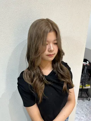 セミロング カラー 🪞個室サロン/韓国 艶髪/keito🪞のヘアスタイル