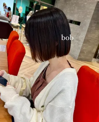 ショート 加納千華 /ボブ/ぱつっとボブのヘアスタイル