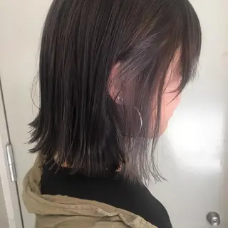 ミディアム カラー ヘアアレンジ hairsalon Athle所属・Teramura Kaoriのヘアスタイル
