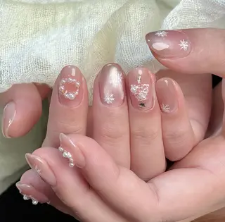 ネイル By moonネイル 🌷ワンホン/韓国風のネイルデザイン