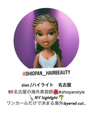 color salon yoshitomo所属・ハイライト🌺 ZIONのヘアスタイル