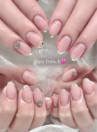 ネイル 🎀チーク/ちゅるん 🫧chisa🎀のネイルデザイン