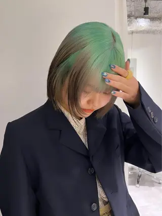 ショート カラー nendo_hair所属・ハイトーン/ボブ 🎀sonokaのヘアスタイル